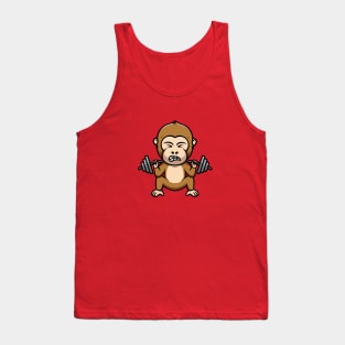 Cute Monkey Workout Tank Top